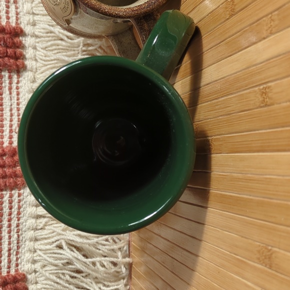 2 Studio Pottery Handcrafted Coffee Mugs from Coffee Roaster Companies 16oz - Picture 4 of 6